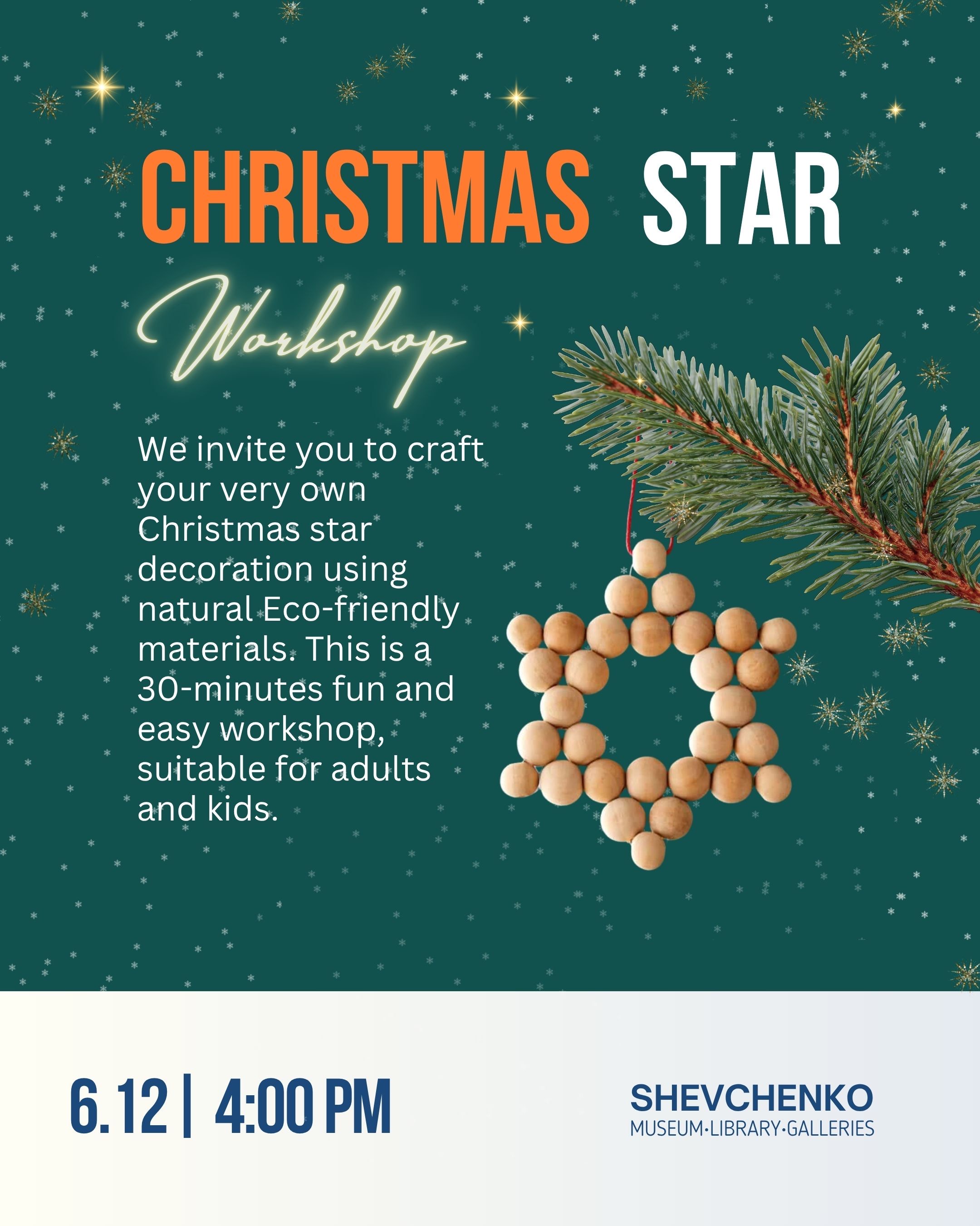 Christmas Star workshop